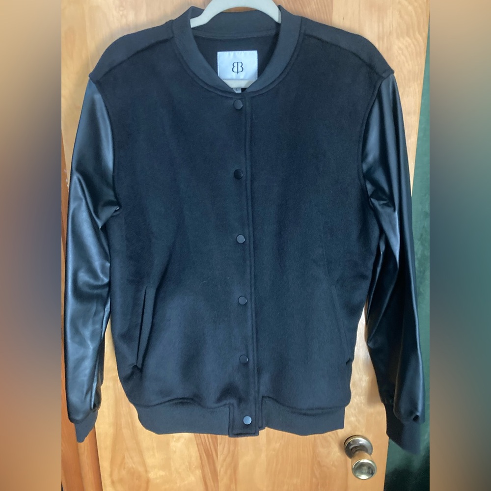 Betabrand LuxeWool Varsity Jacket